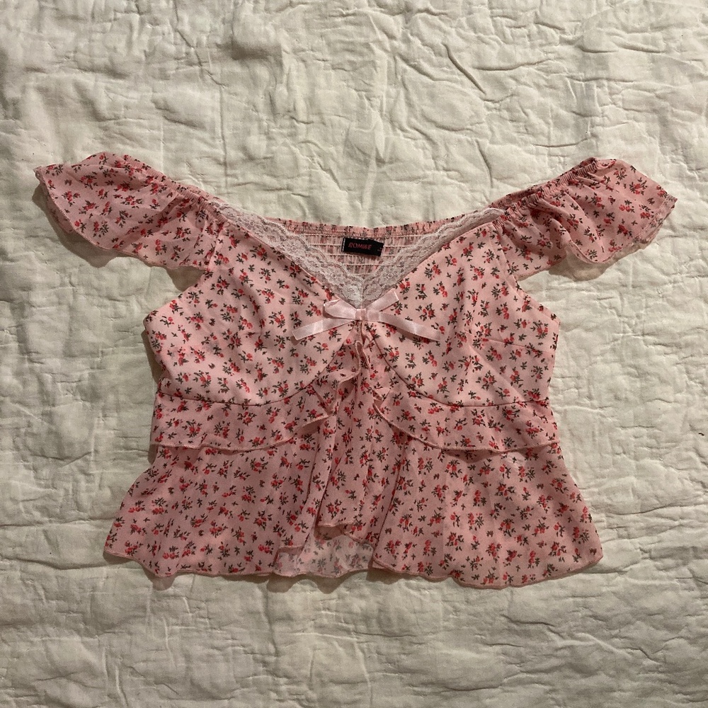 Sweetheart Neckline Crop Top NWOT